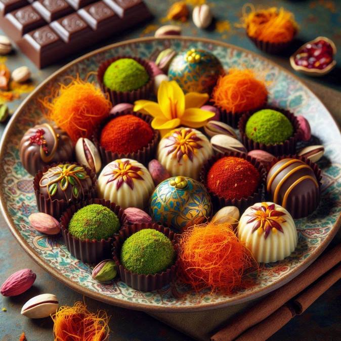 middle eastern chocolates and truffles
